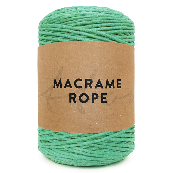 Green 300m 3mm Premium Cotton Macrame Yarn 1kg Single Twist