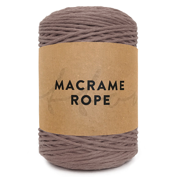 Light Brown 300m 3mm Premium Cotton Macrame Yarn 1kg Single Twist