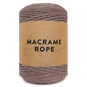 Light Brown 150m 5mm Premium Cotton Macrame Yarn 1kg Single Twist