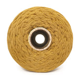 Mustard 150m 5mm Premium Cotton Macrame Yarn 1kg Single Twist