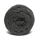 Dark Gray 45m 5mm Recycled Cotton Macrame Yarn 250g Single Twist