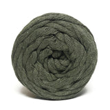 Kombu Green 45m 5mm Recycled Cotton Macrame Yarn 250g Single Twist