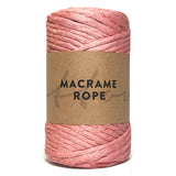 Peach 45m 5mm Recycled Cotton Macrame Yarn 250g Single Twist