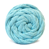 Mint 90m 5mm Recycled Cotton Macrame Yarn 500g Single Twist