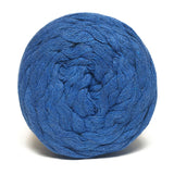 Indigo Blue 90m 5mm Recycled Cotton Macrame Yarn 500g Single Twist