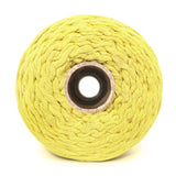 Yellow 150m 5mm Premium Cotton Macrame Yarn 1kg Single Twist