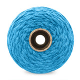 Turquoise 150m 5mm Premium Cotton Macrame Yarn 1kg Single Twist